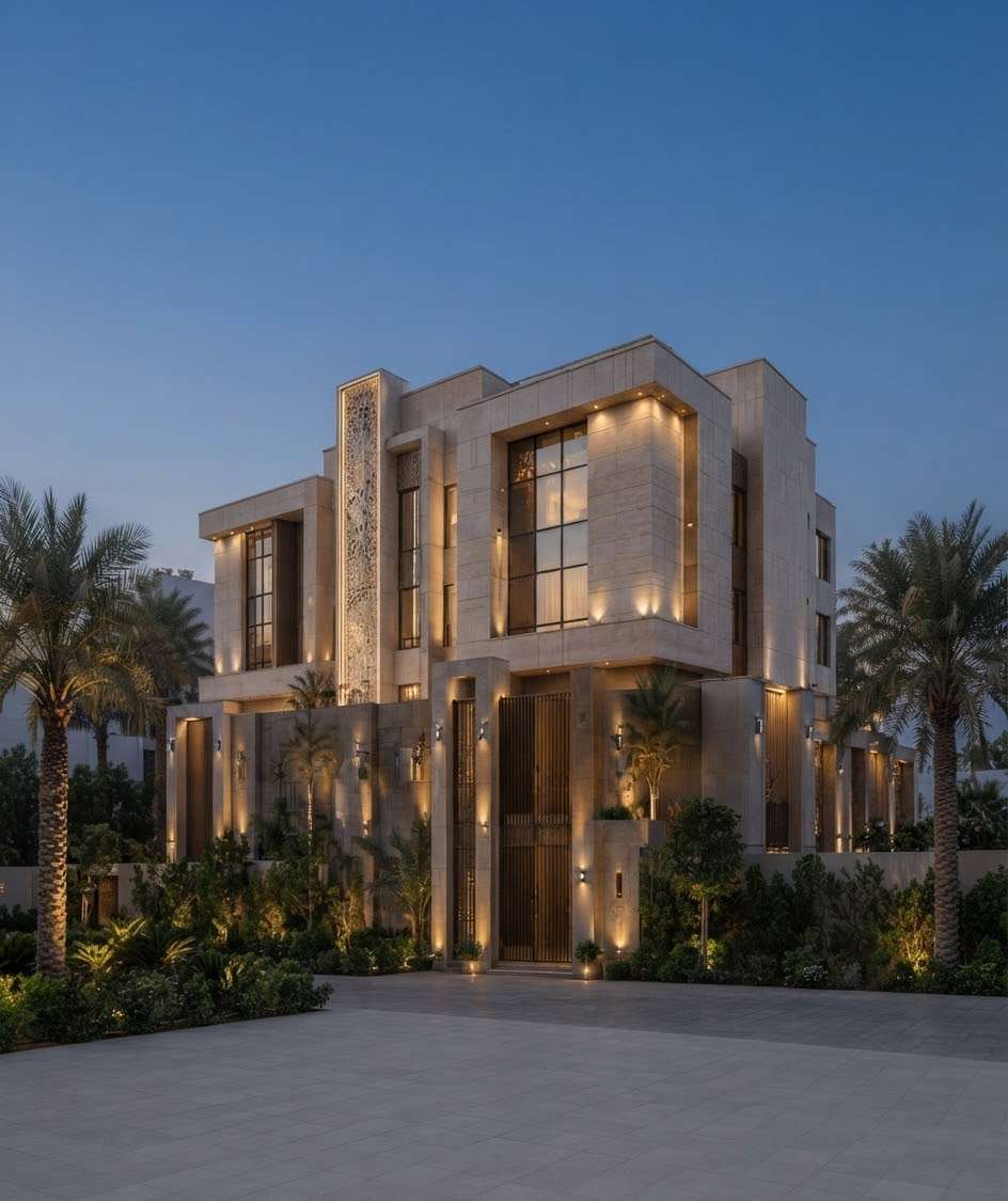 أحمد مرزوق الردادي للاستشارات الهندسية - واجهات وتصاميم معمارية